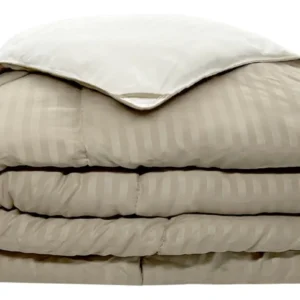 Acolchado Edredon EcoDown Reversible, Natural/Camel.